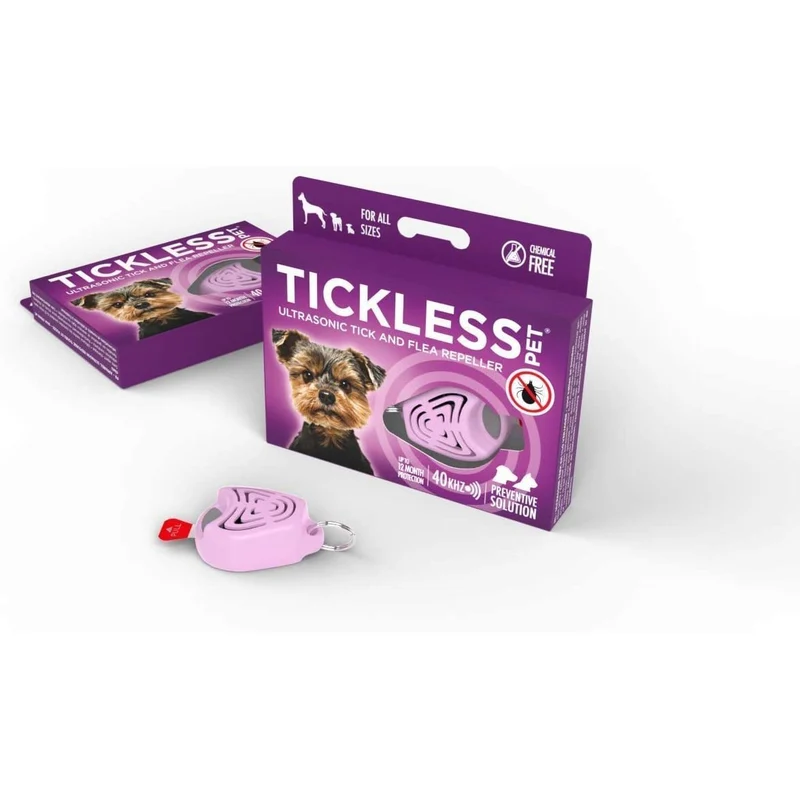TickLess Pet Zecken- & Flohschutz | Dein chemiefreier Ultraschall-Anhänger für Hunde & Katzen