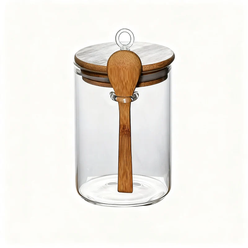 Glasdose mit Deckel, 500 ml