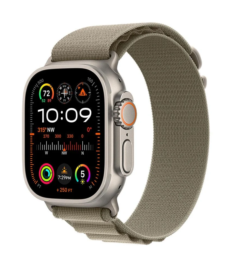 Apple Watch Ultra 2 49mm Titanium Olive Alpine Loop L