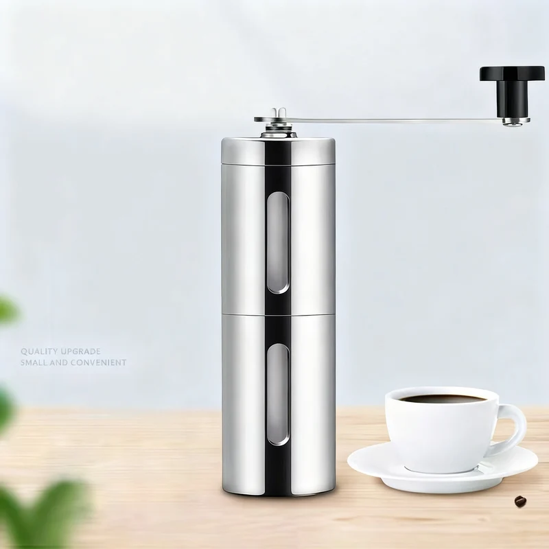 Handkaffeemühle aus Edelstahl