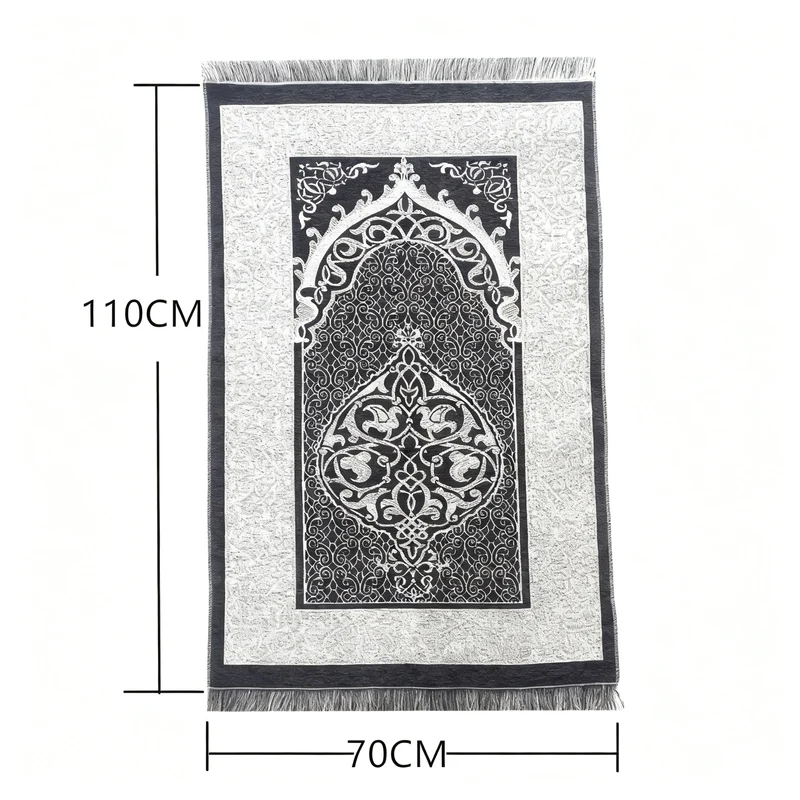 Gebetsmatte aus Polyester, 70 x 110 cm, Ethno-Design