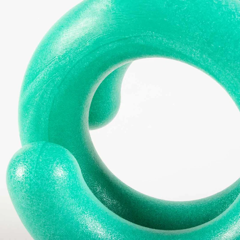 Ebi Coockoo Wiggle Flexible TPR Dog Chew & Fetch Toy - Green/12x11.7cm