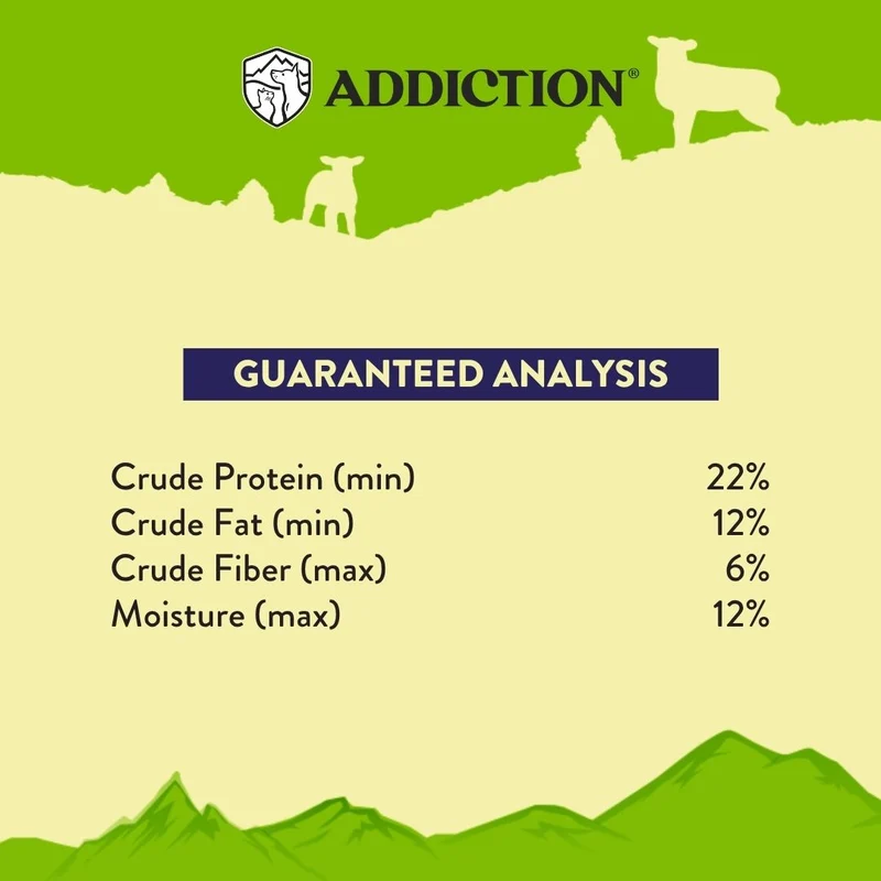 Addiction Herbed Lamb & Potatoes Grain-Free Air-Dried Dog Food 910G