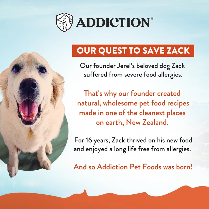 Addiction Venison Meaty Bites Limited Ingredients Grain-Free Dog Treats 4OZ