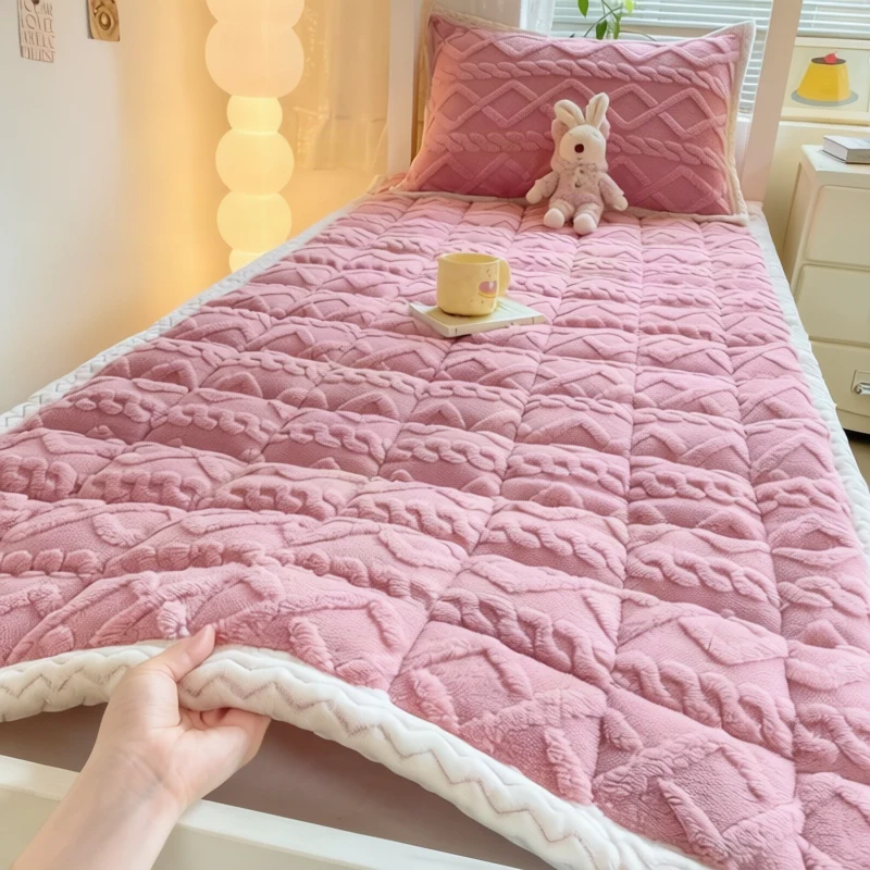 Fleece-Bettauflage, warm und weich