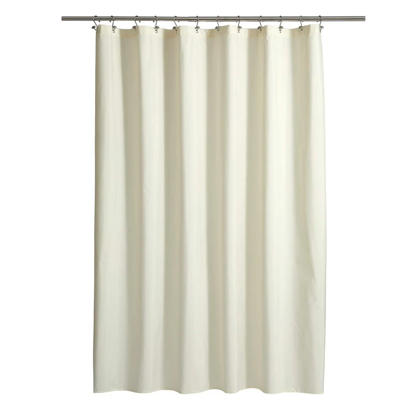Duschvorhang, PEVA, transparent, 80–120 cm