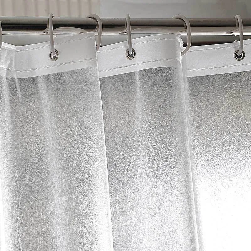 Duschvorhang, PEVA, transparent, 80–120 cm