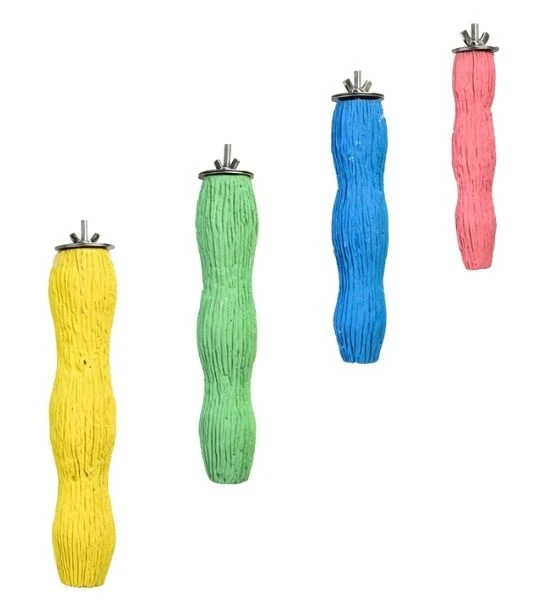Coollapet Wave Calcium Perch for Birds
