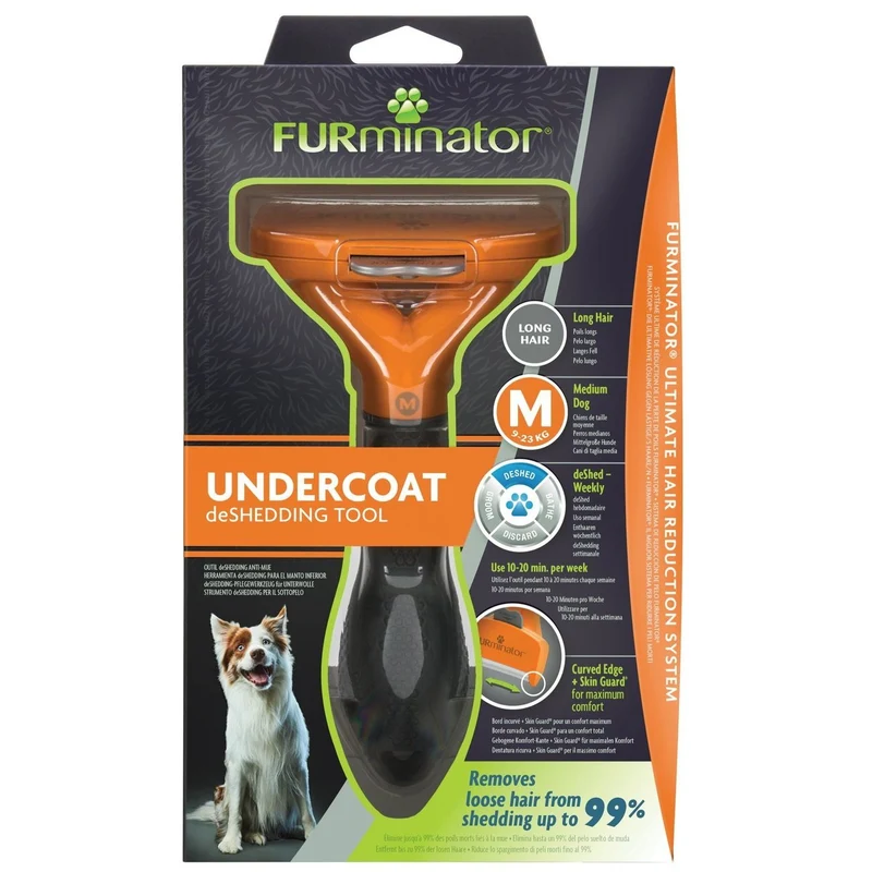 FURminator Hund Unterwolle Langhaar