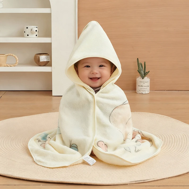 Babydecke aus Korallenfleece, 80×80 cm