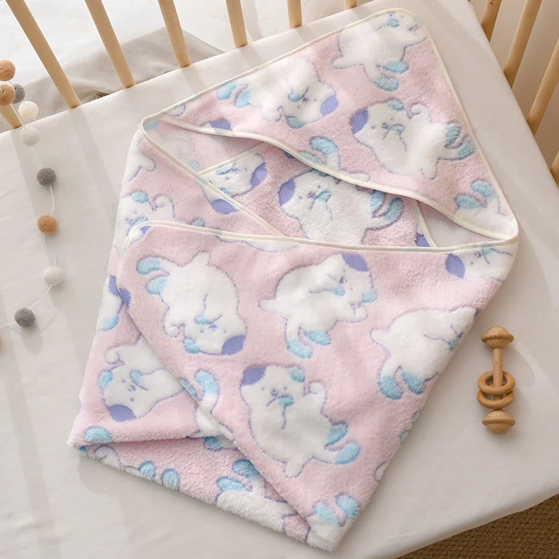 Babydecke aus Korallenfleece, 80×80 cm