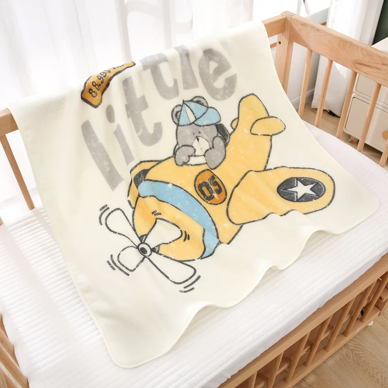Babydecke aus Korallenfleece, 80×80 cm