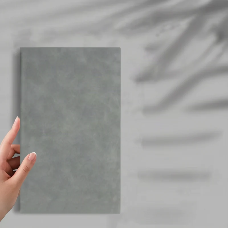 A5-Notizbuch, Echtleder, 100g Papier