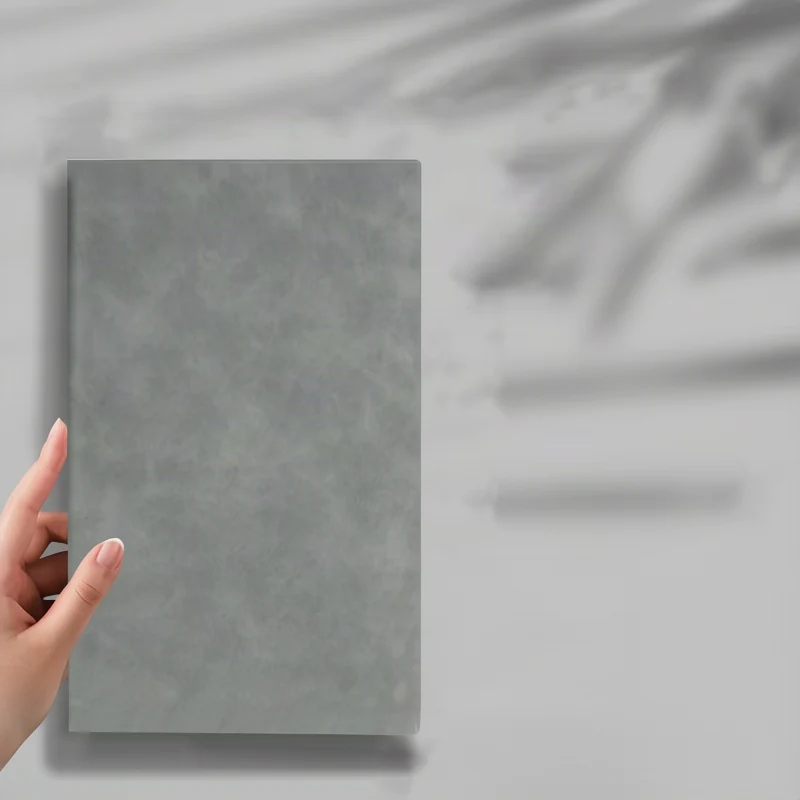A5-Notizbuch, Echtleder, 100g Papier