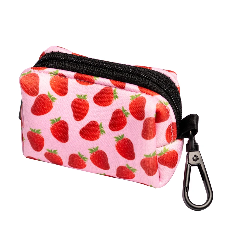 Bud & Billy Pink Berry Pop Dog Poop Bag Holder 8x5x5cm