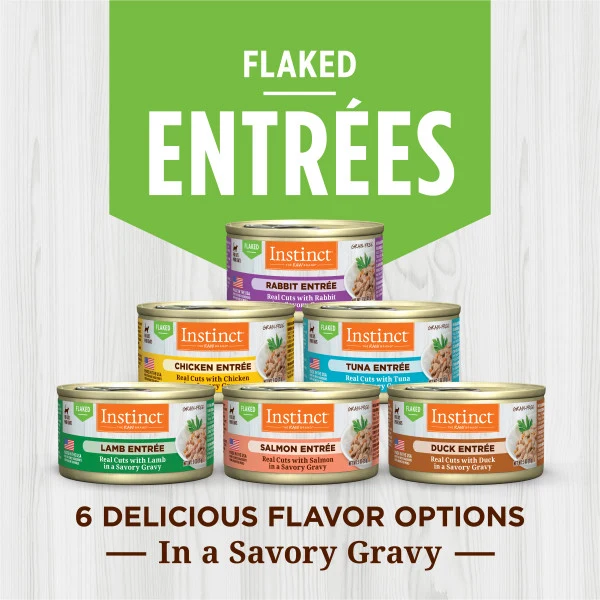 Instinct Flaked Duck Entree Wet Cat Food 3oz