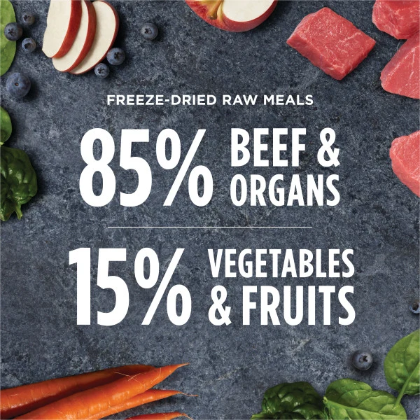 Instinct Raw Meals Freeze Dried Real Beef Recipe Dry Dog Food