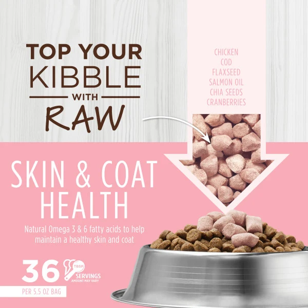 Instinct Raw Boost Mixers Skin & Coat Health Cat Food Topper 0.75oz