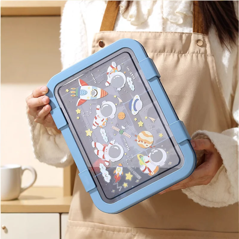 Einhorn-Themen Mehrfach-Warenkorb Lunchbox