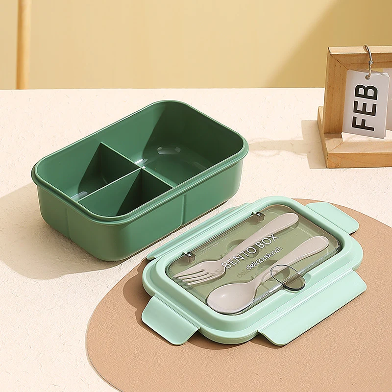 Luftdichte Bento-Lunchbox mit herausnehmbarem Trenner