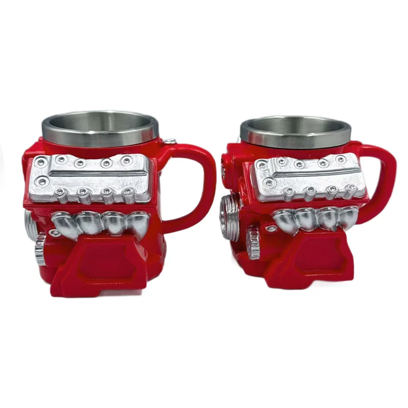 Tasse im V6 Motor Design Karnz