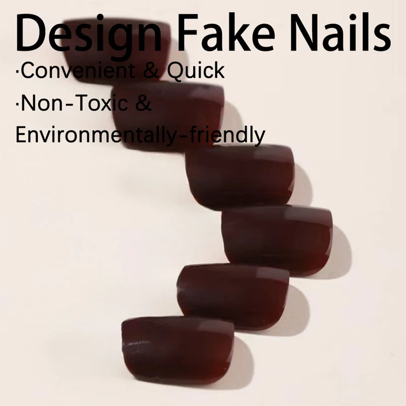 Kunstnagelset mit eleganten Abgerundeten Formen und Glänzendem Finish Karnz
