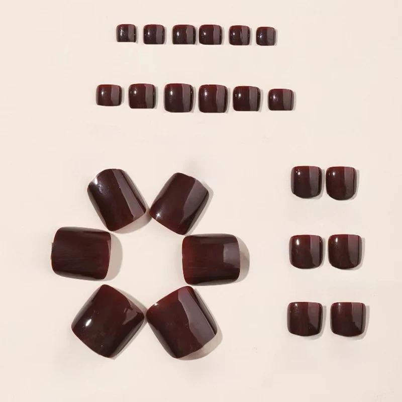Kunstnagelset mit eleganten Abgerundeten Formen und Glänzendem Finish Karnz
