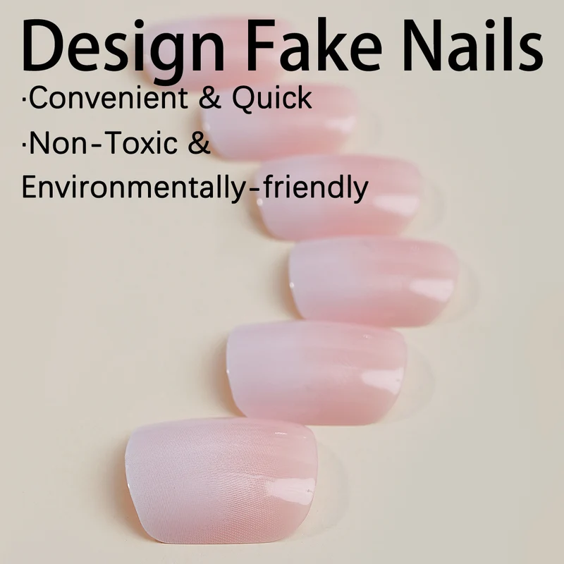 Kunstnagelset mit elegantem natürlichem Finish Karnz
