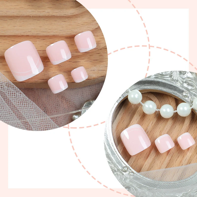 Kunstnagelset mit elegantem marmorierten Design Karnz