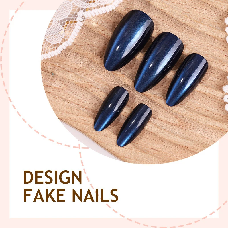 Kunstnagelset mit elegantem Hochglanz und trendigem Design Karnz