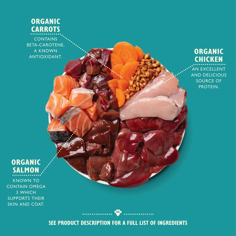 Lily's Kitchen Organic Chicken With Salmon Supper Wet Dog Food 150G