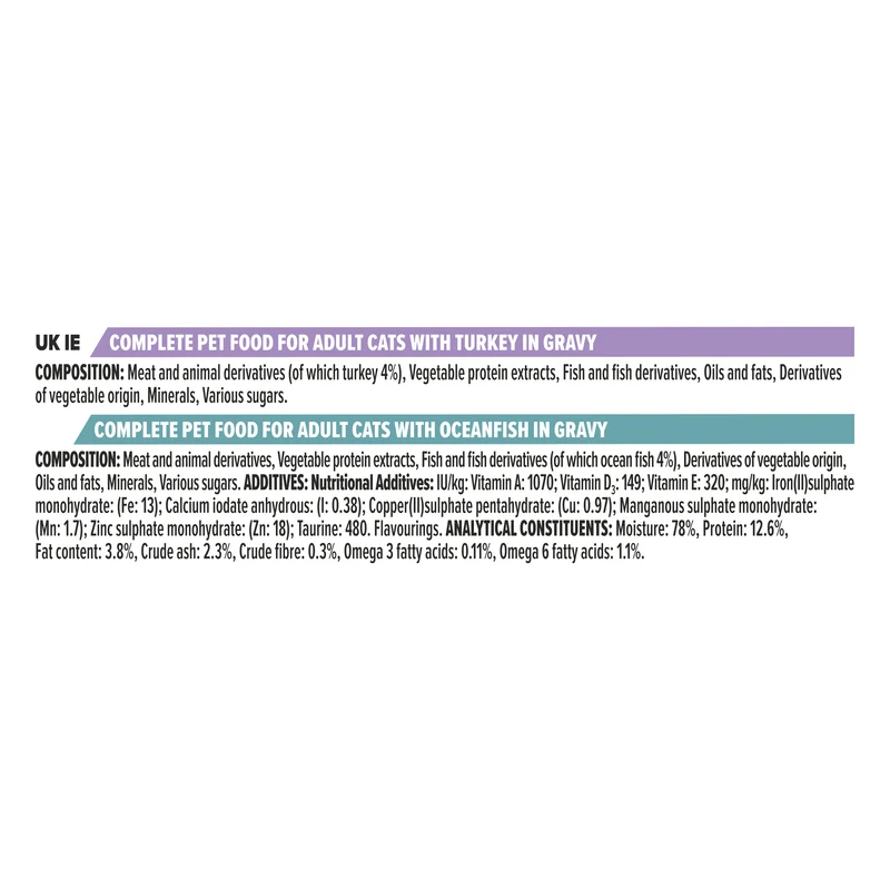 PURINA Pro Plan Adult With Delicate Digestion Wet Cat Food With Turkey & Ocean Fish In Gravy 10X85G