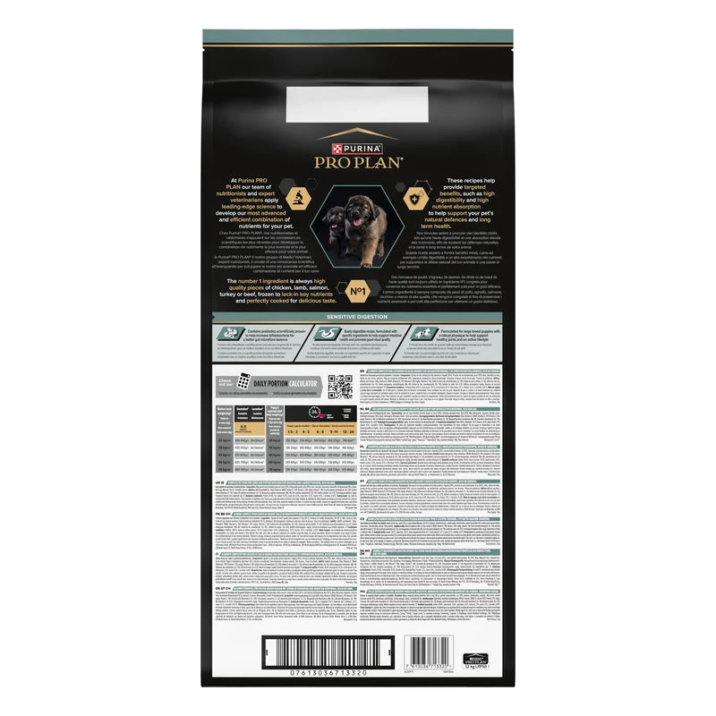 PURINA Pro Plan Large Robust Sensitive Digestion Puppy Dry Dog Food With Lamb 12KG
