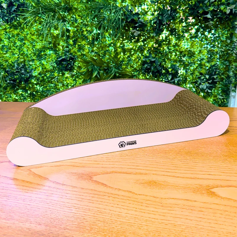 Thunder Paws Sofa Cat Scratcher 59x21.5x14cm - Pink