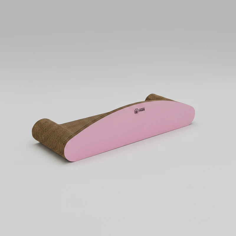 Thunder Paws Sofa Cat Scratcher 59x21.5x14cm - Pink