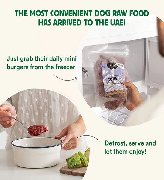 Wild Balance Complete BARF Menu Rabbit Raw Food for Dogs 1KG