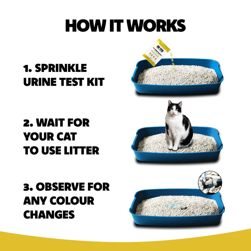 DR TED Cat Urine Test Kit for PH Detector 10g