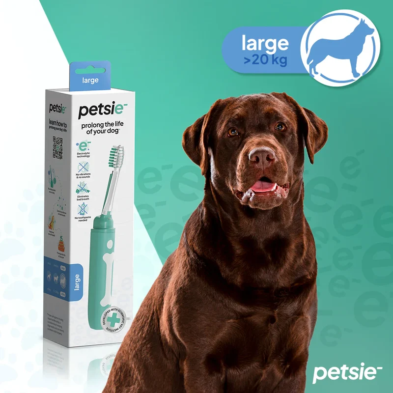 Petsie Revolutionary Electrolysis Dog Toothbrush