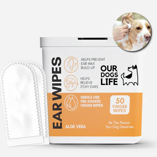 OurDogsLife Ear Wipes for Dogs 50pcs