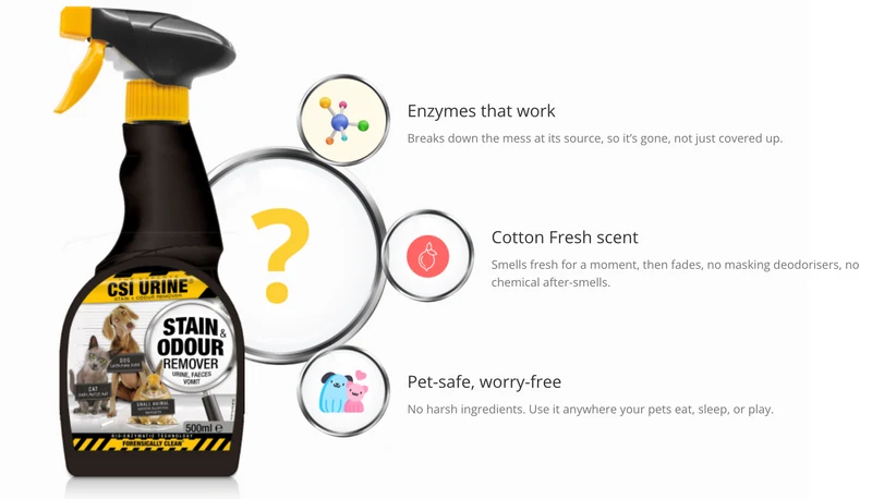 CSI Urine Multipet Stain & Odour Remover 500ml