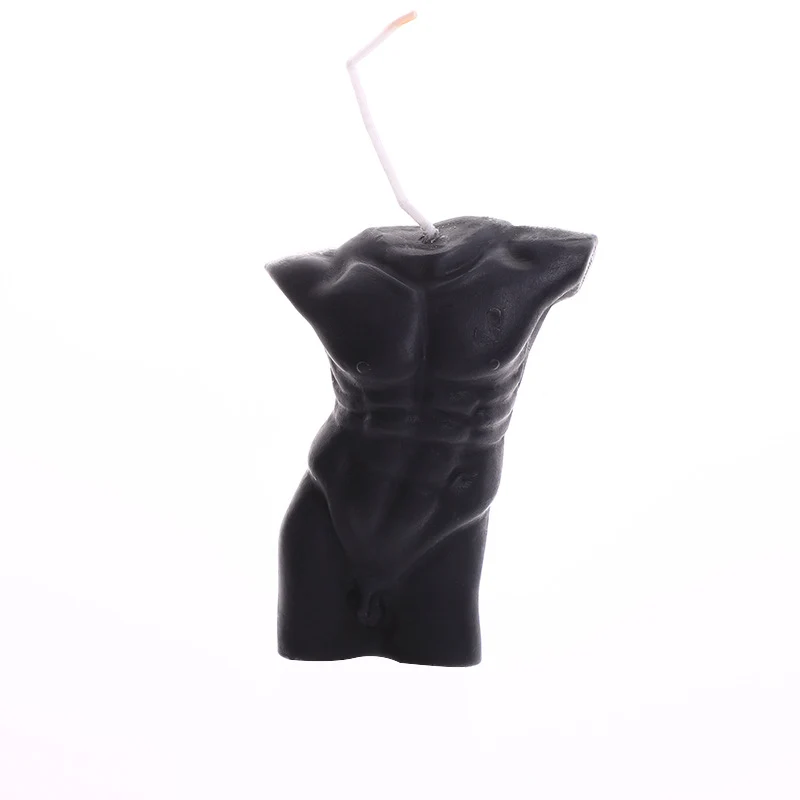 Skulpturaler weiblicher Torso Duftsojawachskerze