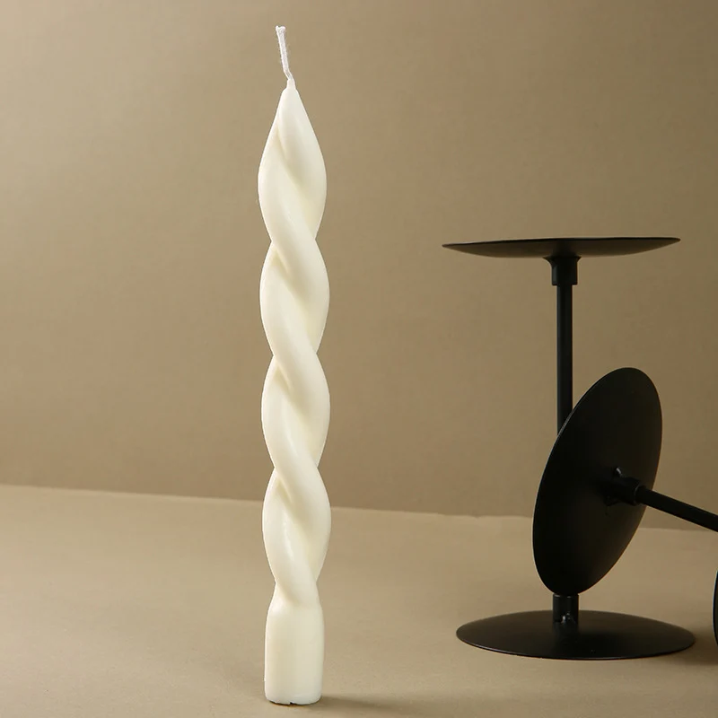 Verdrehte Spirale Dekorative Stabkerze