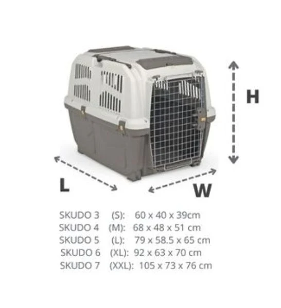 MPS 2 SKUDO IATA Compliant Crate Carriers for Dogs & Cats