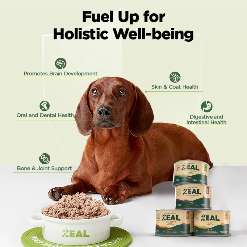 Zeal Grain Free Venison Recipe Wet Dog Food 390G