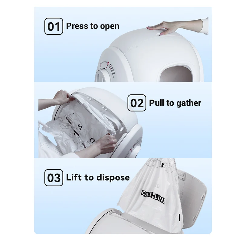 Catlink Replacement Waste Bag For Baymax & SE Lite Cat Litter Box 2 Rolls