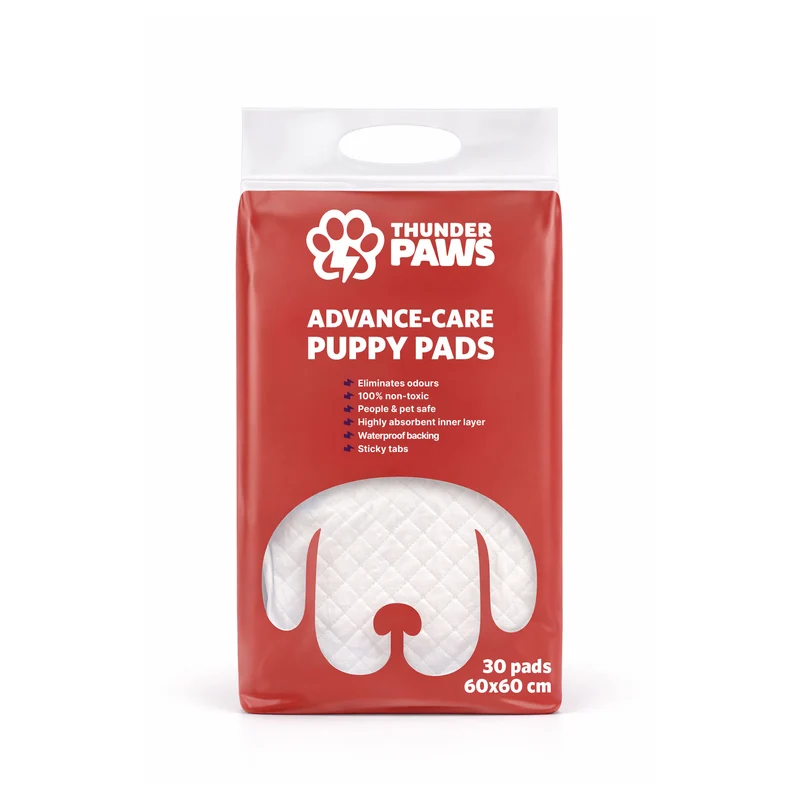 Thunder Paws Advance-Care Puppy & Kitten Pads 60x60cm Value Pack 240 Pads
