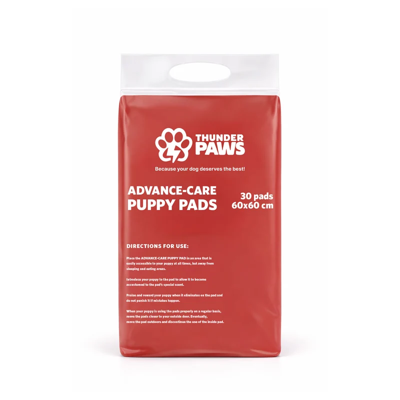 Thunder Paws Advance-Care Puppy & Kitten Pads 60x60cm Value Pack 240 Pads