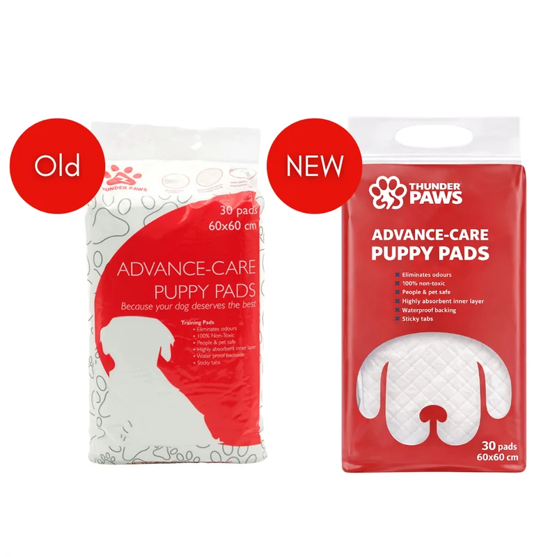 Thunder Paws Advance-Care Puppy & Kitten Pads 60x60cm Value Pack 240 Pads