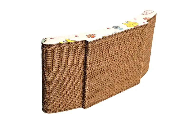Thunder Paws Valley Cats Cat Scratcher 44x21x8cm - Brown
