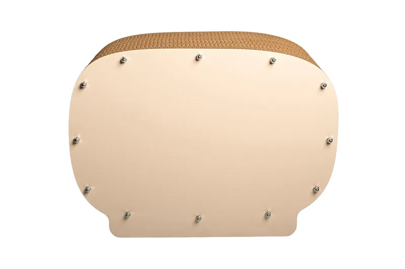 Thunder Paws Telly Cat Scratcher 50x39x27cm - Creamy White